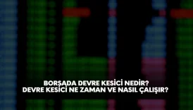 borsada devre kesici nedir neden çalışır